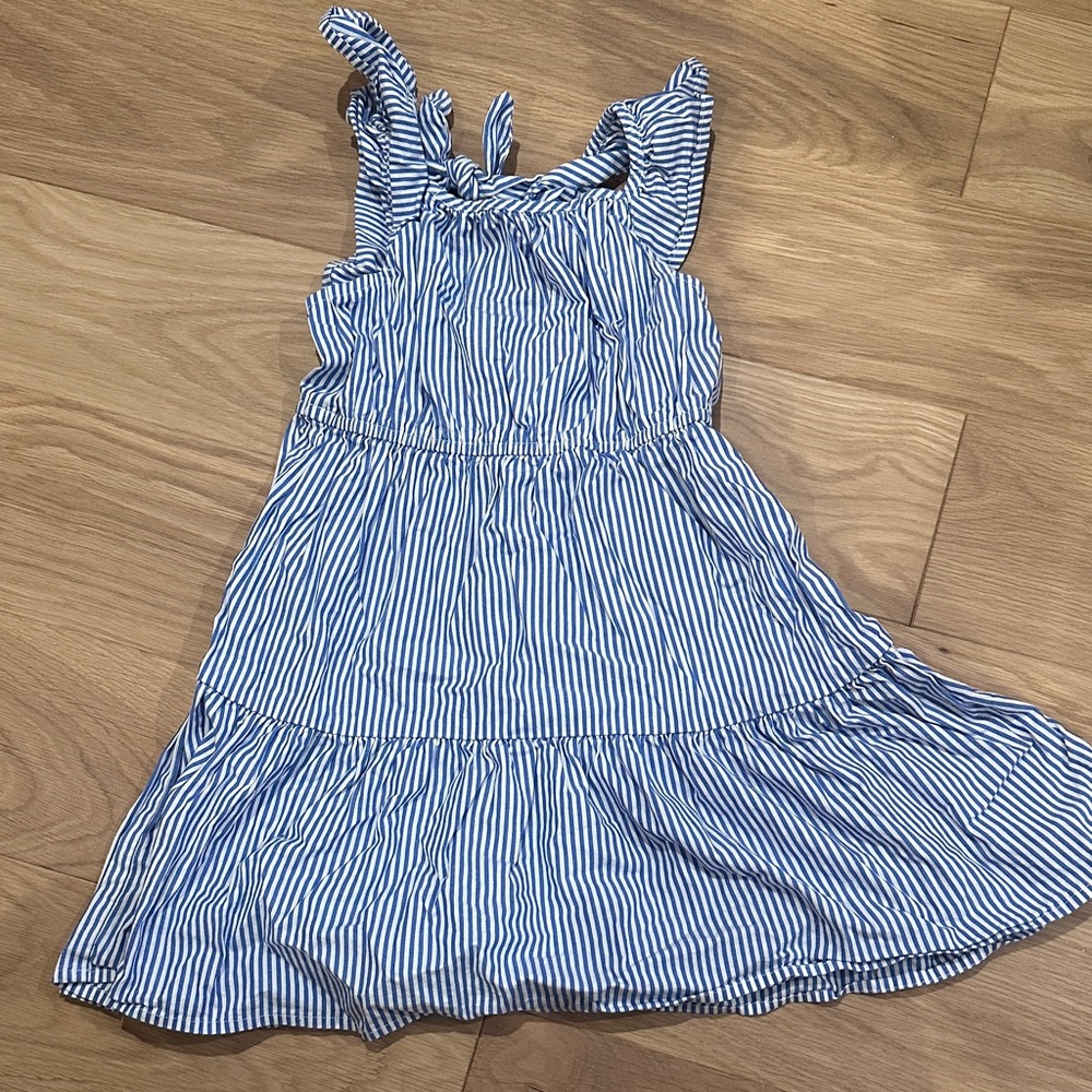 Jcrew Blue Striped Kids Dress